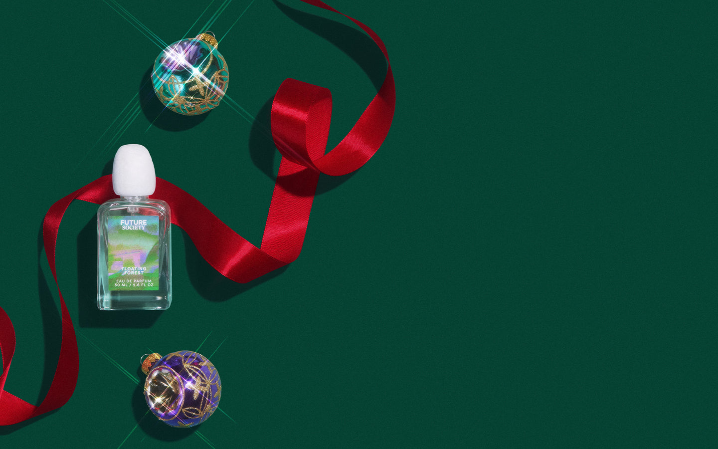 Floating Forest Holiday Desktop
