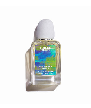 Future Society Grassland Opera Perfume Bottle on white background