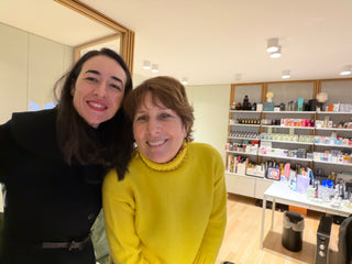 Feb 2026. Jasmina and Daniela Andrier in her office in Paris.